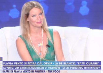 Flavia Vento a Live Non è la D'Urso
