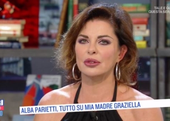Alba Parietti a Oggi è un altro giorno