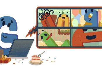 Google, il doodle per il 22° compleanno