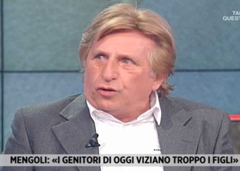 Paolo Mengoli a Storie Italiane - Screenshot da video