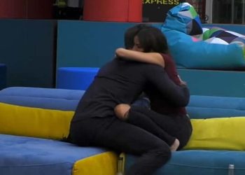 Elisabetta Gregoraci e Pierpaolo Pretelli al Grande Fratello Vip 2020 - Screenshot da video