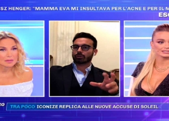 Mercedesz Henger e Francesco Fredella a Pomeriggio 5
