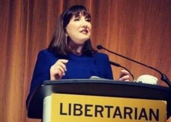 Jo Jorgensen, candidata del Partito Libertario alle Elezioni Usa 2020 (foto da Facebook)