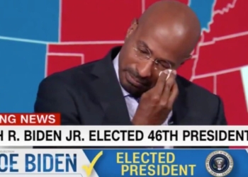 Van Jones, giornalista Cnn piange per vittoria Biden