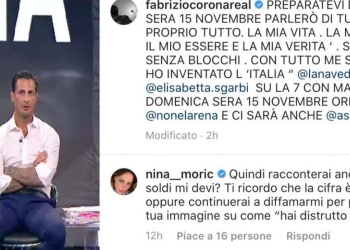 Fabrizio Corona a Non è l'Arena