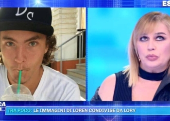 Lory Del Santo e il figlio Loren