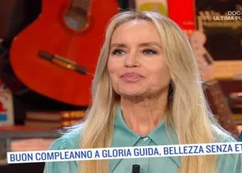 Gloria Guida a Oggi è un altro giorno