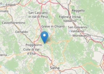 Terremoto a Siena, foto Ingv