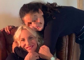 Antonella Clerici e la figlia Maelle Martens
