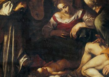 Caravaggio, Natività di Palermo (1600), particolare