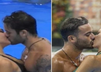 Bacio tra Pierpaolo Pretelli e Giulia Salemi - Screenshot da video
