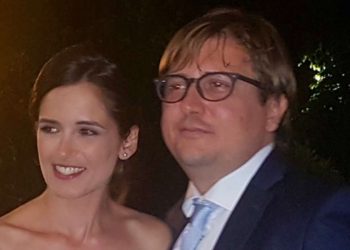 Pierpaolo Sileri in compagnia della moglie Giada Nurry