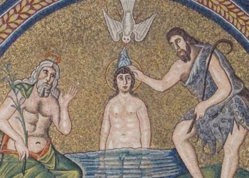 Battesimo di Gesù; Ravenna, Battistero degli Ariani (V sec.)