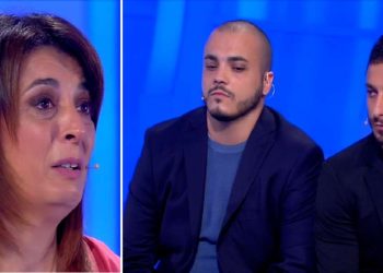 Giovanna e i figli a C'è posta per te