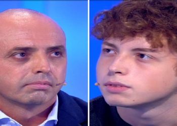 Vincenzo e il figlio Salvo a C'è posta per te