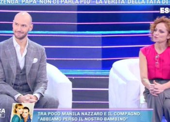 Nicolò Zenga e la tata a Domenica Live