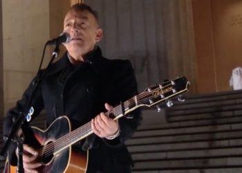 Bruce Springsteen al concerto in onore di Joe Biden