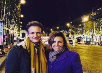 Deborah Compagnoni e Alessandro Benetton