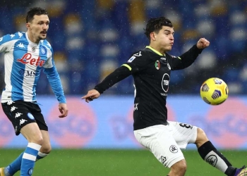 Calciomercato Salerntiana, Agudelo dello Spezia (Foto LaPresse)