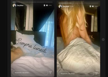 Ilary Blasi, risveglio sexy su Instagram