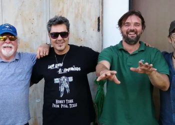Da sinistra: Peter Bonta, Luca Rovini, Emiliano Baldacci e Andrea Pavani
