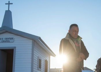 Immagine dal video pubblicitario di Springsteen