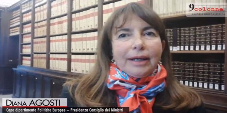 Diana Agosti, moglie Antonio Catricalà (Foto da Youtube)