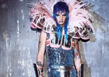 Quadro prima serata Sanremo 2021 di Achille Lauro (Foto: Instagram)