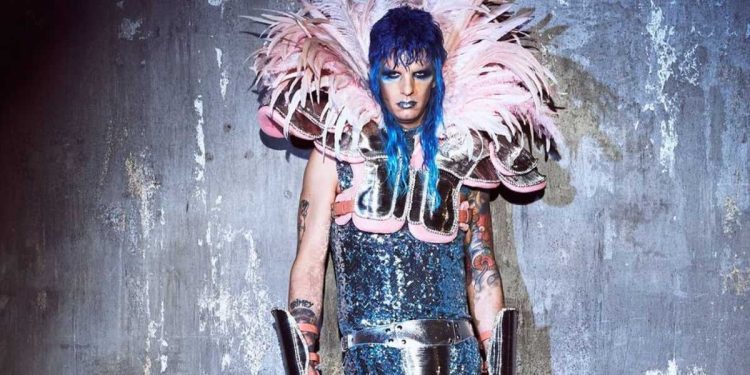 Quadro prima serata Sanremo 2021 di Achille Lauro (Foto: Instagram)