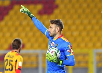 Pronostici Serie B - Il portiere del Lecce, Gabriel (Foto LaPresse)