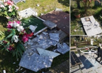 Vandali al cimitero animali Alessandria (Foto Facebook)