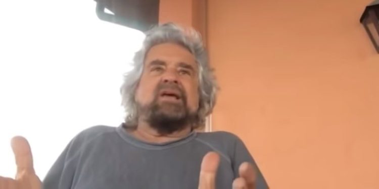 Beppe Grillo. foto Youtube