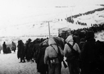 Un momento della ritirata di Russia (Foto dal web)