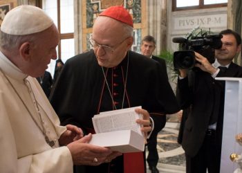 Papa col cardinal Erdo