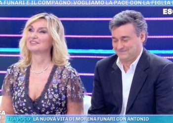 Morena Zapparoli e compagno Antonio Presta, Domenica Live