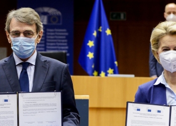 Sassoli e Von der Leyen