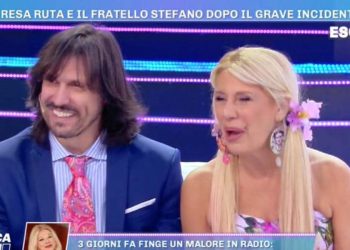 Maria Teresa Ruta e fratello Stefano, Domenica Live