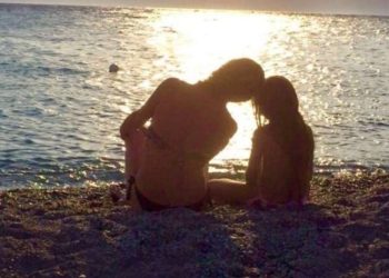 Angela Melillo e la figlia Mia