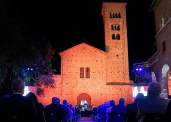 Apertura delle celebrazioni dantesche a Ravenna. 5 settembre 2020 (LaPresse)