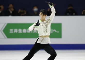 Diretta Mondiali pattinaggio artistico 2021 - Yuzuru Hanyu (LaPresse)