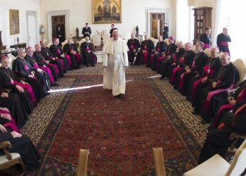 Papa con i vescovi tedeschi