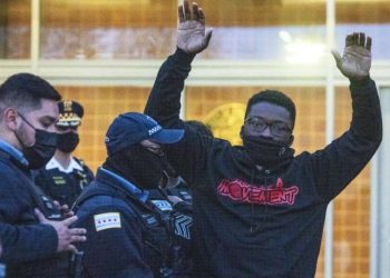 Protesta a Chicago (LaPresse)