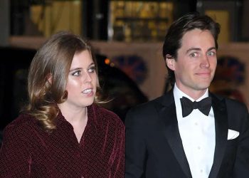 La principessa Beatrice in compagnia del marito Edoardo Mapelli Mozzi