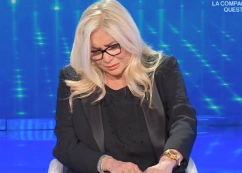 Mara Venier piange a Domenica In