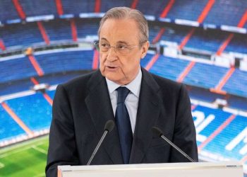 Florentino Perez, presidente del Real madrid (Foto LaPresse)