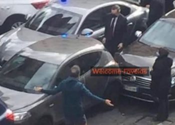 Incidente Mario Draghi a Roma (Foto da Facebook)