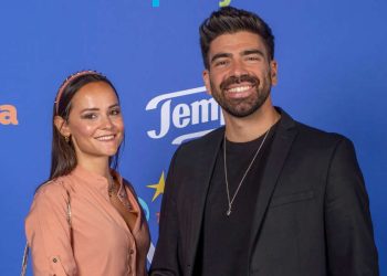 Gianluca Gazzoli in compagnia della moglie Sara Bolla