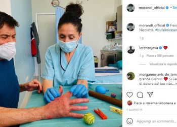 Gianni Morandi, Instagram