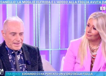 Edoardo Vianello e moglie Elfrida Ismolli, Domenica Live