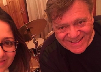 Beppe Carletti e la figlia Elena